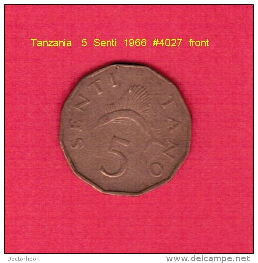 TANZANIA   5  SENTI  1966 (KM # 1) - Tanzanía