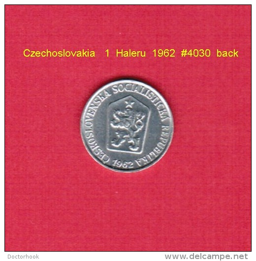 CZECHOSLOVAKIA   1  HALERU  1962 (KM # 51) - Tschechoslowakei