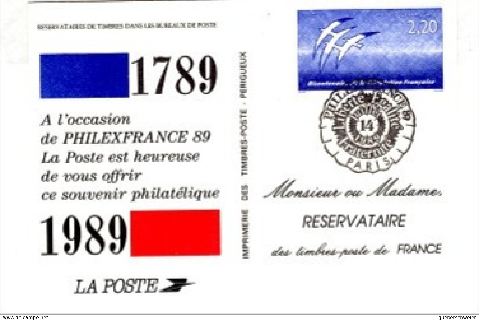 REV-L13 - FRANCE - 3 Lettres Et Carte Thème Révolutions Française - Révolution Française