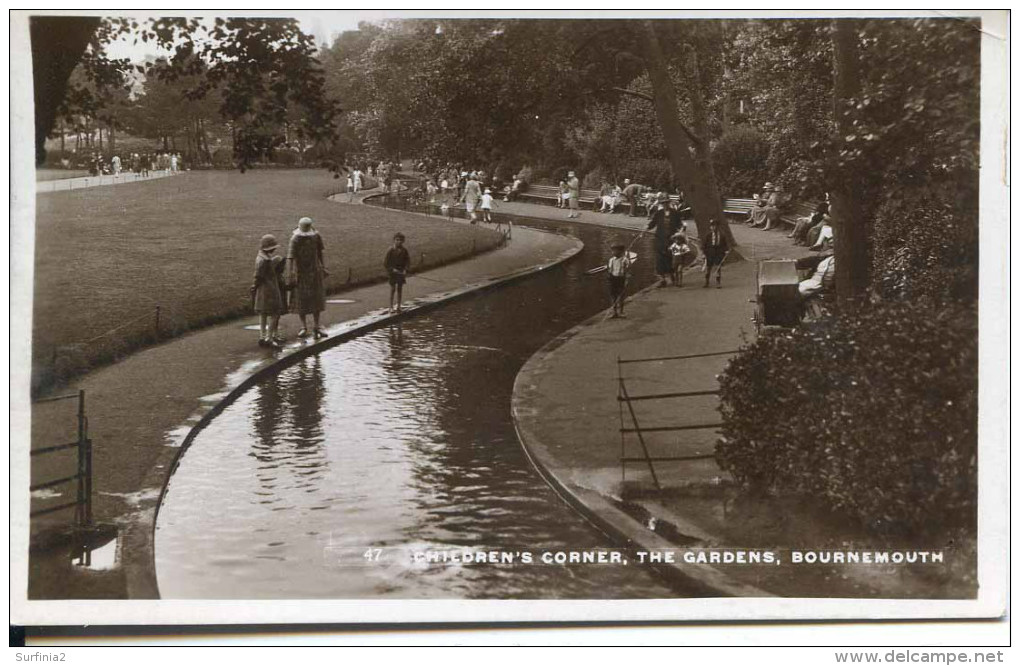 DORSET - BOURNEMOUTH - CHILDREN'S CORNER, THE GARDENS RP Do412 - Bournemouth (until 1972)