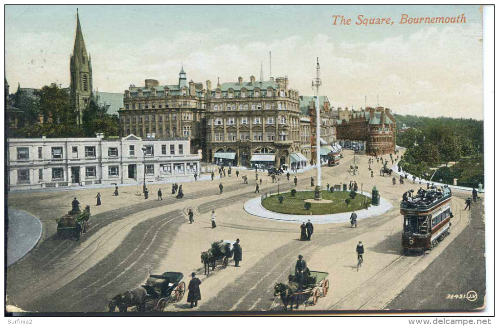 DORSET - BOURNEMOUTH - THE SQUARE 1912 Do440 - Bournemouth (bis 1972)