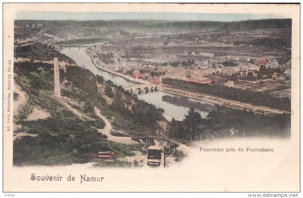 Namur Souvenir De Namur Panorama Pris Du Funiculaire ( Nels ) - Namur