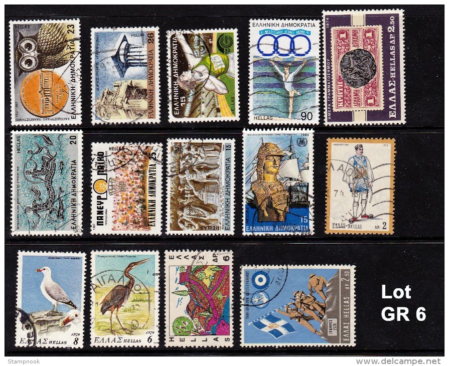 Greece Lot Of 14  Used VF ........Lot GR 6 - Sammlungen