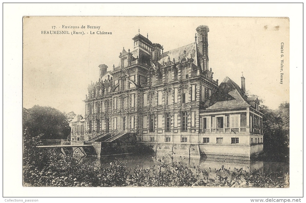 Cp, 27, Beaumesnil, Le Château - Beaumesnil