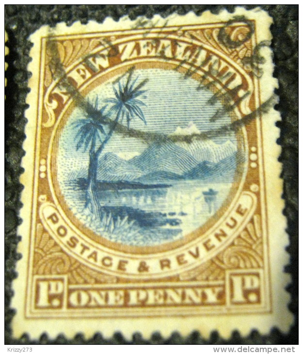 New Zealand 1898 Lake Taupo 1d - Used - Used Stamps