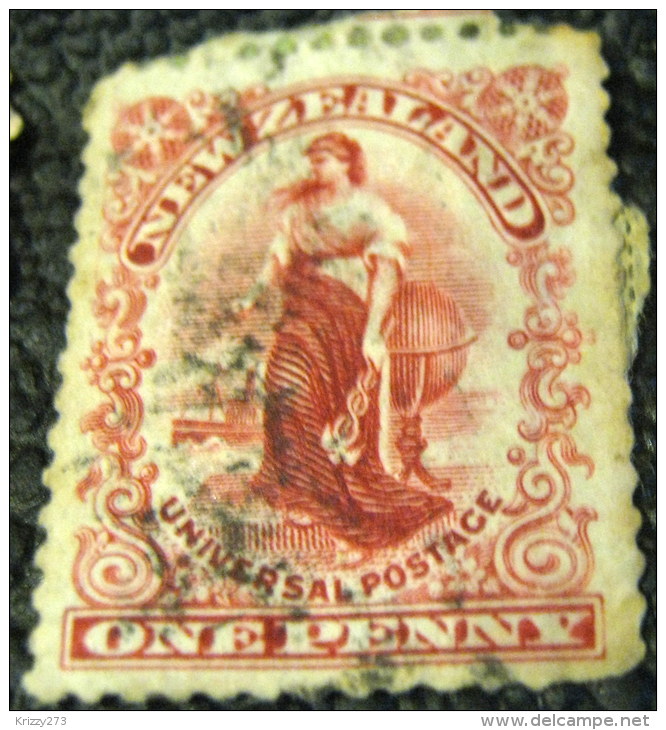 New Zealand 1902 Dominion 1d - Used - Usados