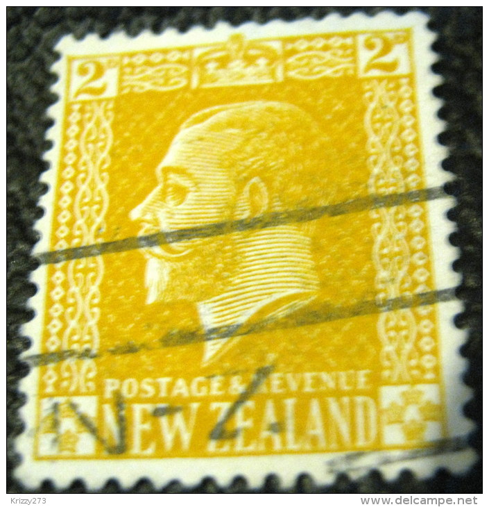 New Zealand 1916 King George V 2d - Used - Gebraucht