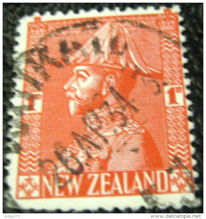 New Zealand 1926 King George V 1d - Used - Gebruikt