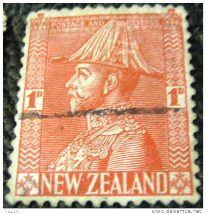 New Zealand 1926 King George V 1d - Used - Gebraucht