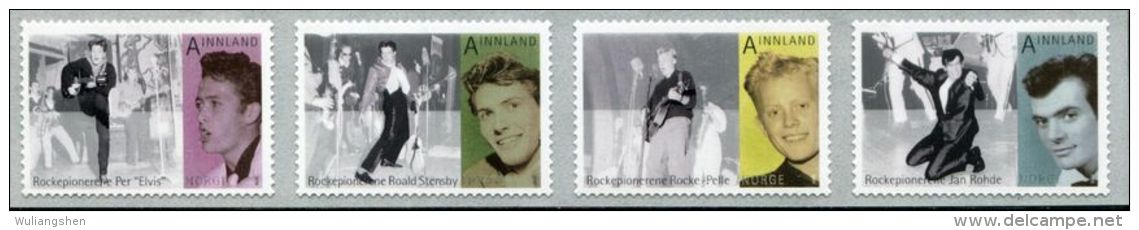 NE3818 Norway 2009 Rock Singer 4v  MNH - Unused Stamps