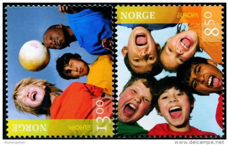 NE3875 Norway 2006 Child 2v MNH - Unused Stamps