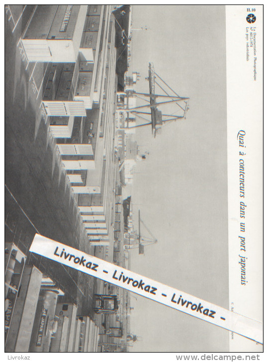 Japon, Quai à Conteneurs Dans Un Port, Japan Line, Bateau, Documentation Photographique N°6012, 1974, TBE - Histoire