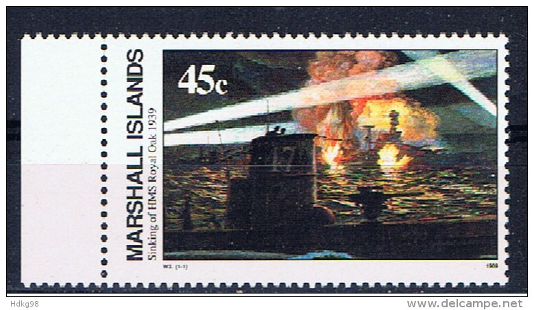 MH Marshallinseln 1989 Mi 245 Mnh Versenkung Der "Royal Oak" - Marshallinseln