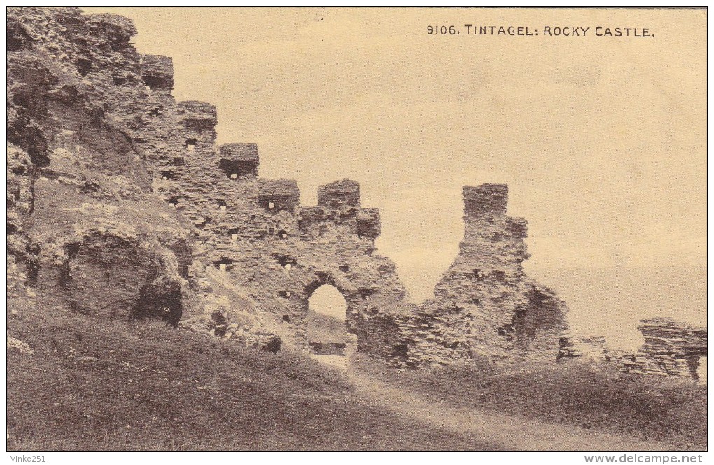 ANGLETERRE  Tintagel-Rocky Castle - Autres & Non Classés