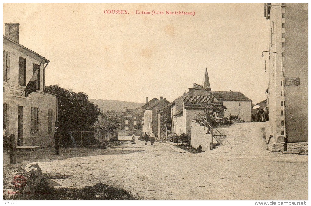 COUSSEY  Entrée Côté Neufchâteau - Coussey