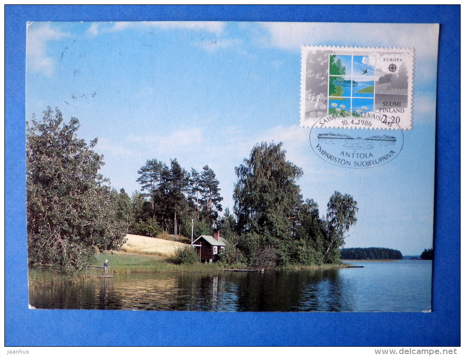 Saimaa - Maximum Card - EUROPA 1986 - Circulated In Finland 1986 Mikkeli - Finland - Used - Maximum Cards & Covers