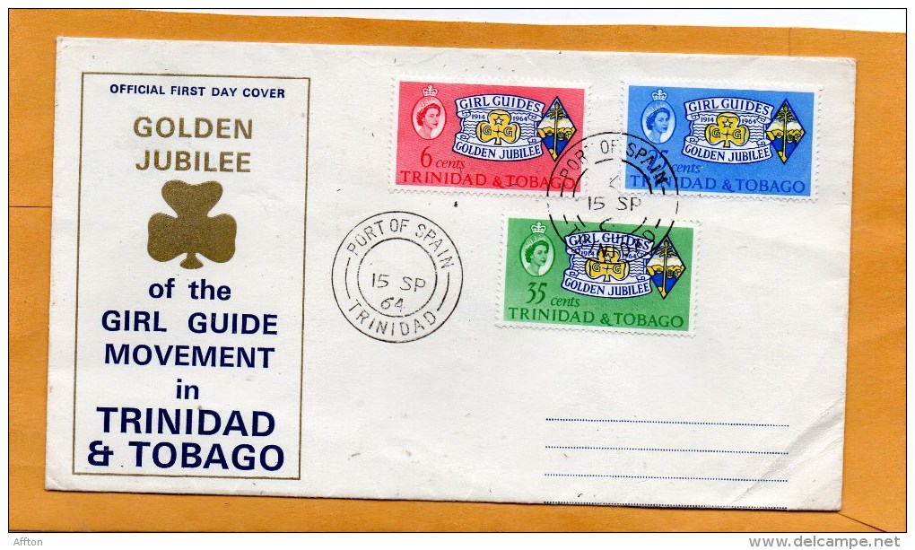 Trinidad & Tobago 1964 FDC - Trindad & Tobago (1962-...)