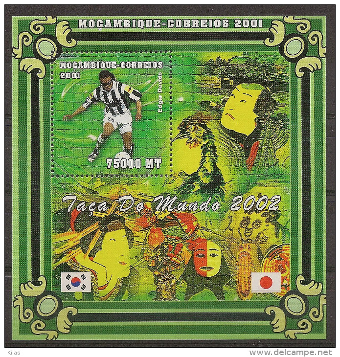 MOZAMBIQUE 2001 World Cup South Korea / Japan "Edgar Davids" - 2002 – Südkorea / Japan