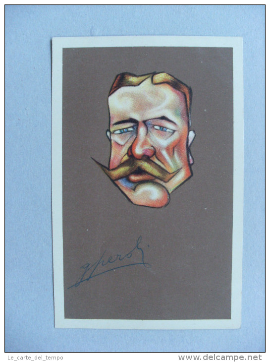 Cartolina Caricatura 1914-1918 Vincitori E Vinti (Victors And Vanquished) INGHILTERRA - Douglas Haig Ill.G. PEROLI - Figuren