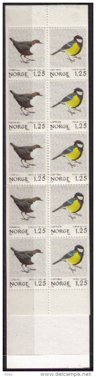 NORWAY Birds (booklet) - Carnets