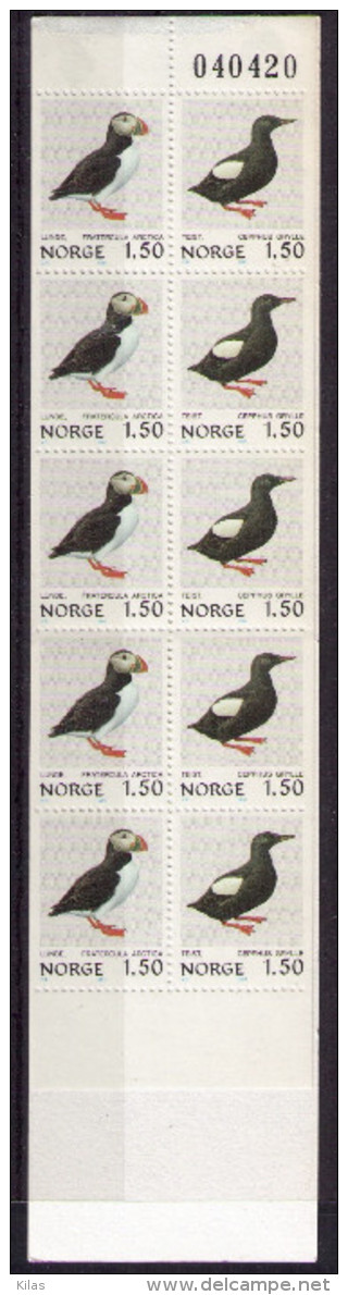 NORWAY Birds (booklet) - Booklets