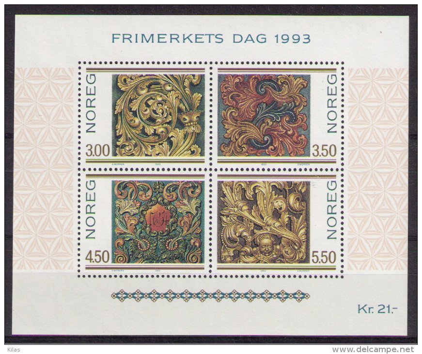 NORWAY Stamp Day - Blocs-feuillets