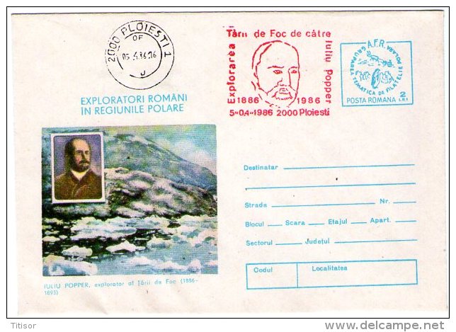 Iuliu Popper  - Explorer Of Tiera Del Fuego . Ploiesti 1986. - Polarforscher & Promis