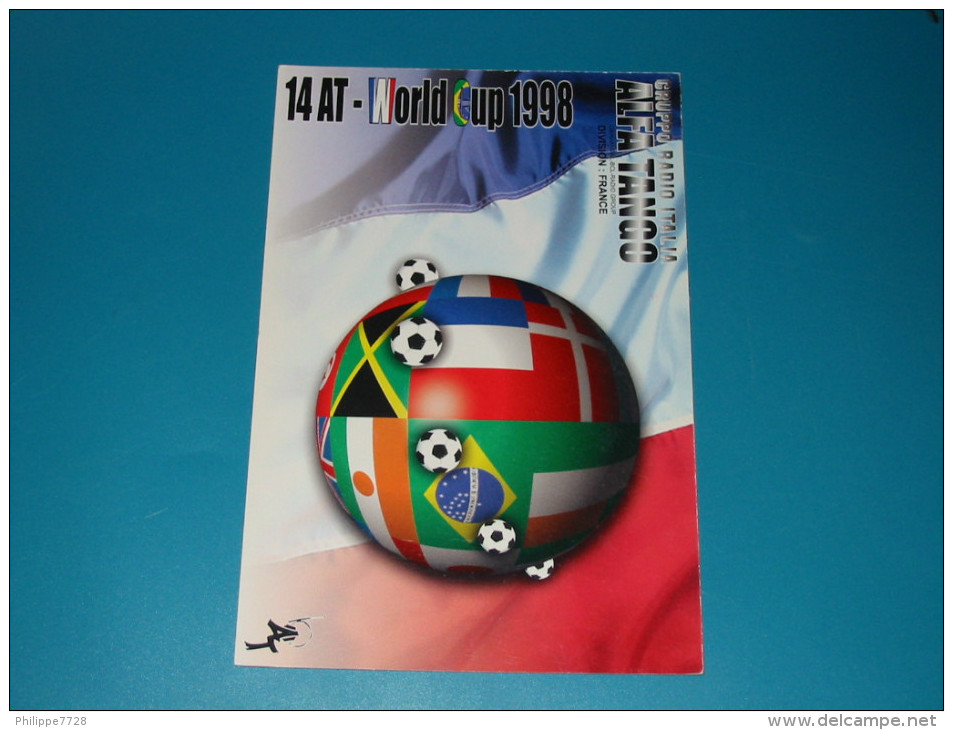 WORLD CUP   COUPE DU MONDE 1998   Carte CB * - CB