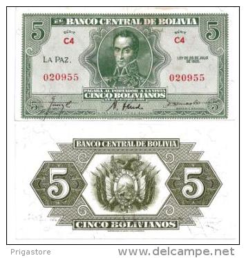 Bolivie - Bolivia Billet De 5 Pesos Pick 129 Neuf 1er Choix UNC - Bolivie