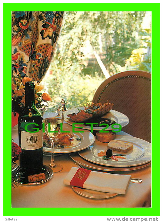 PUBLICITÉ - ADVERTISING - CAVE DE TÉCOU, GAILLAC (81) - LE GAILLAC SÉDUCTION BLANC SEC AU RESTAURANT TILBURY, MARSSAC - - Publicité