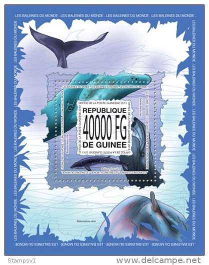 Guinea. 2013 Whales. (505b) - Balene