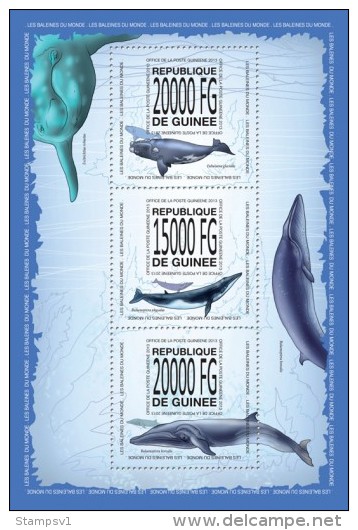 Guinea. 2013 Whales. (505a) - Ballenas