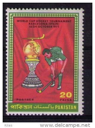 PAKISTAN 1971 World Cup Hockey Barcelona MNH - Rasenhockey