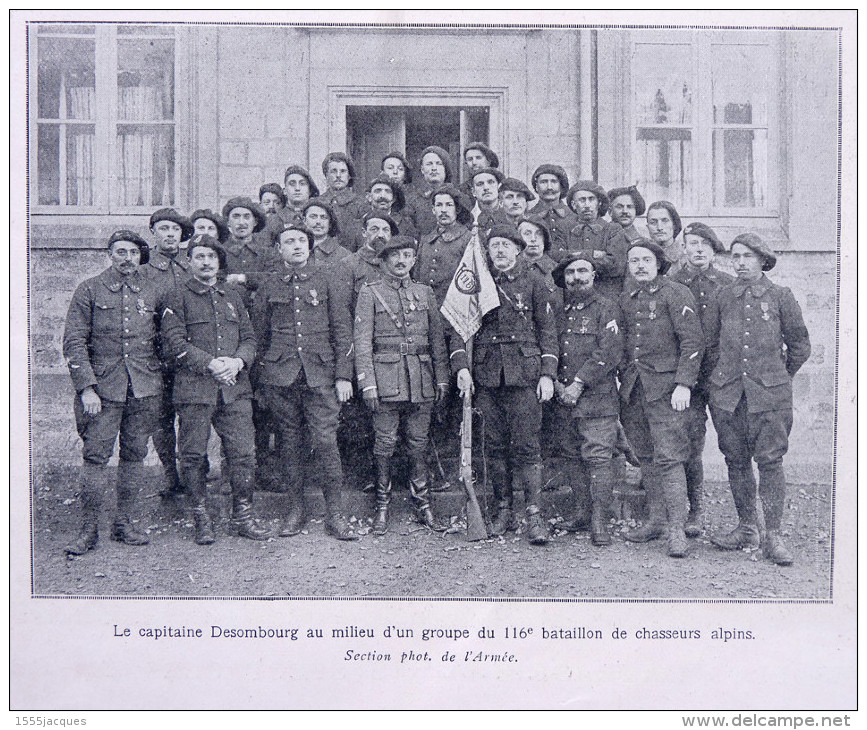 ILLUSTRATION N° 3848 / 02-12-1916 ÉMILE VERHAËREN TANK SOUS-MARIN ZOUAVES CHASSEURS ALPINS AVIATION CHEFFER MONASTIR