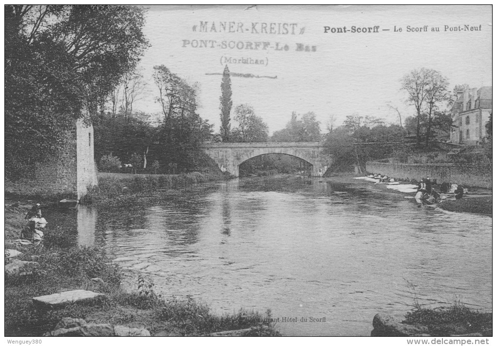 56 PONT-SCORFF -Le Scorff Au Pont-Neuf    " MANER-KREIST " -Le Mas  PAS COURANT - Pont Scorff