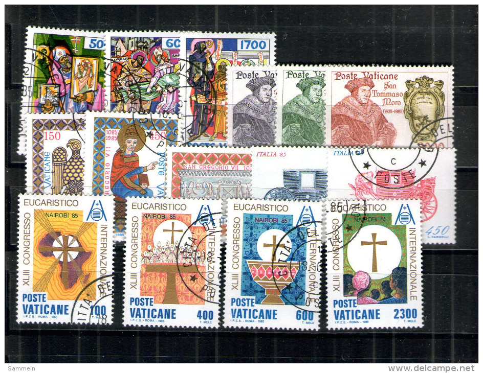 2990- Vatikan Poste Del Vaticano 1985 Komplett Gestempelt - Used Stamps