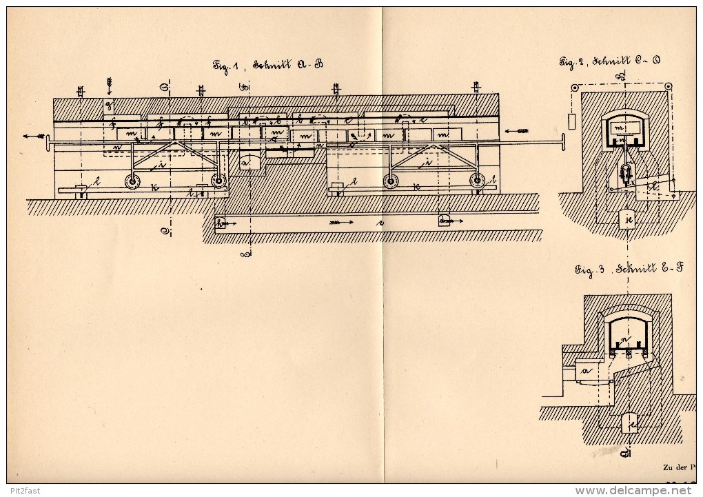 Original Patentschrift - C. Mayer In Oeslau / Rödental B. Coburg , 1905 , Zugmuffel Für Porzellan Und Glas !!! - Historische Dokumente