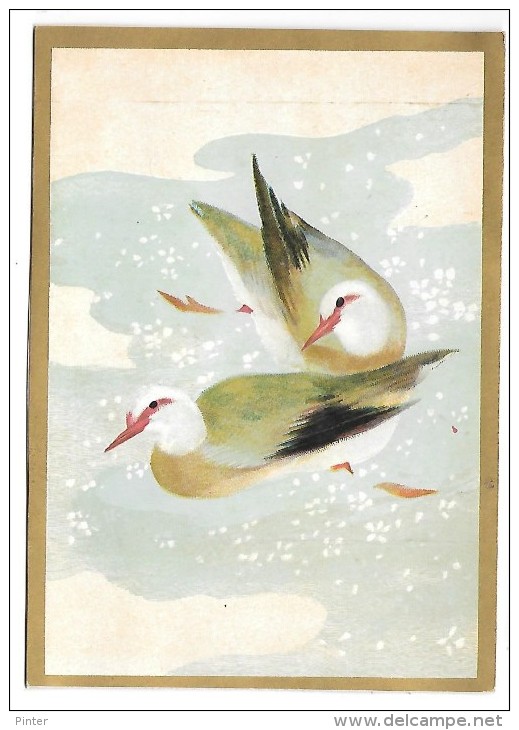 CHROMO - Oiseaux - 10.5 X 14.5 Cm - Au Bon Marché