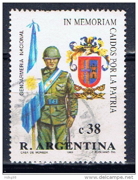 RA+ Argentinien 1993 Mi 2173 Nationalgardist - Used Stamps