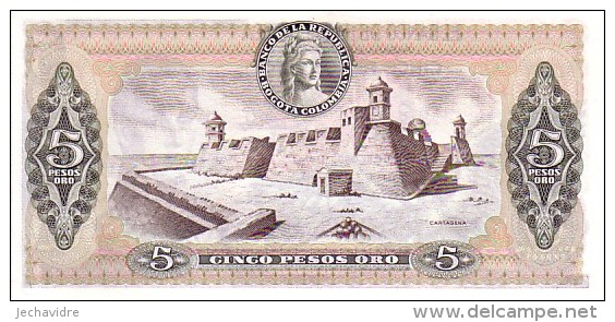 COLOMBIE   5 Peso Oro   Daté Du 1 Janvier 1980   Pick 406 F        ***** BILLET  NEUF ***** - Colombia