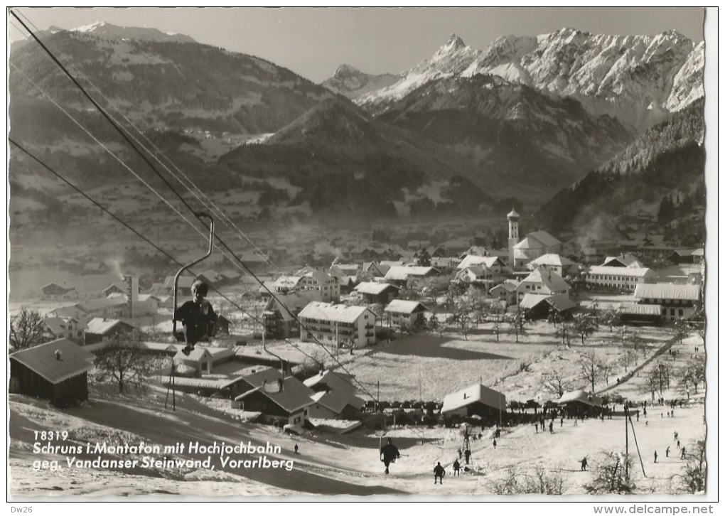 Schruns I. Montafon Mit Hochjochbahn Geg. Vandanser Steinwand - Vorarlberg - Schruns