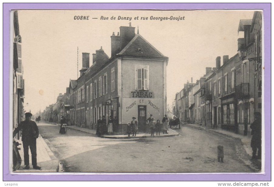 58 - COSNE Sur LOIRE --  Rue De Donzy Et.... - Cosne Cours Sur Loire