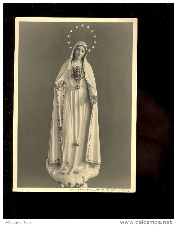 FAYT LES MANAGE Hainault : Carte Photo Sainte Vierge Marie Par H Pétein De Fayt Les Manage - Manage