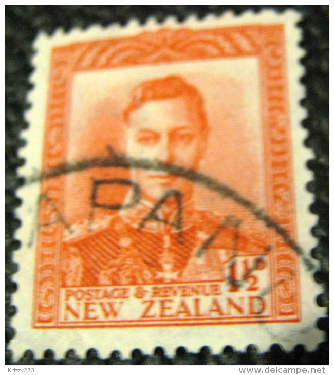 New Zealand 1938 King George VI 1.5d - Used - Used Stamps