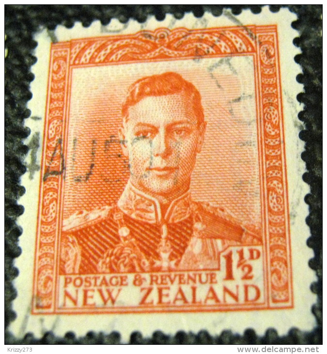 New Zealand 1938 King George VI 1.5d - Used - Used Stamps