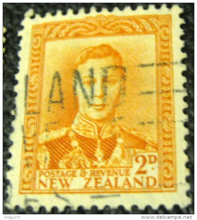 New Zealand 1938 King George VI 2d - Used - Oblitérés