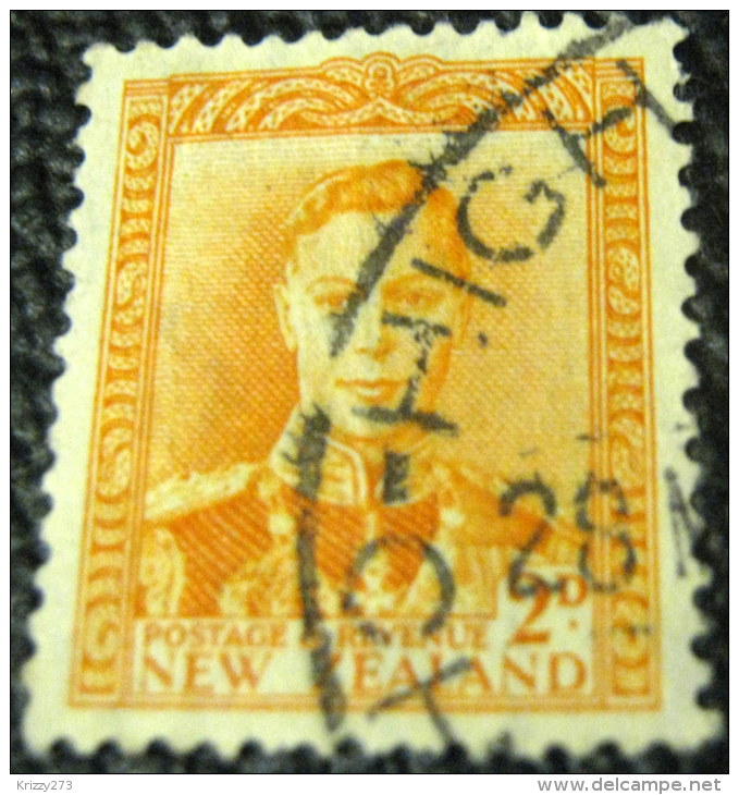 New Zealand 1938 King George VI 2d - Used - Oblitérés