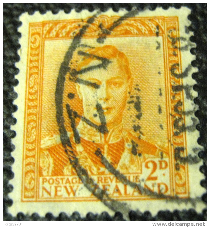 New Zealand 1938 King George VI 2d - Used - Used Stamps