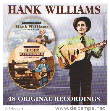 Hank WILLIAMS - 48 Original Recordings - 2 CD - Lovesick Blues - You Win Again - COUNTRY - HILLBILLY - Country Et Folk