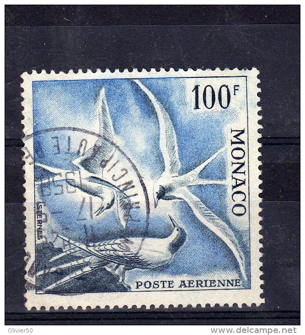 Monaco (1955)  - P A  "Hirondelles De Mer" Oblitéré - Poste Aérienne